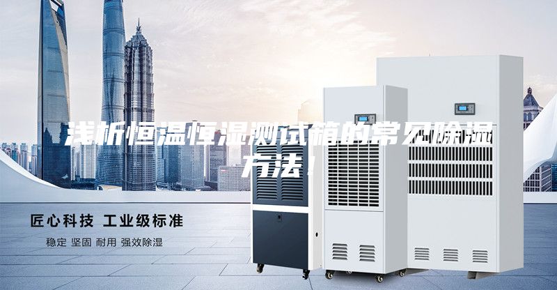 淺析恒溫恒濕測試箱的常見除濕方法！