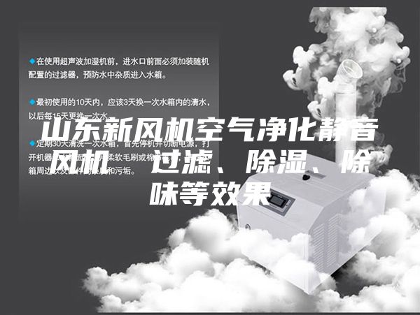 山東新風機空氣凈化靜音風機  過濾、除濕、除味等效果
