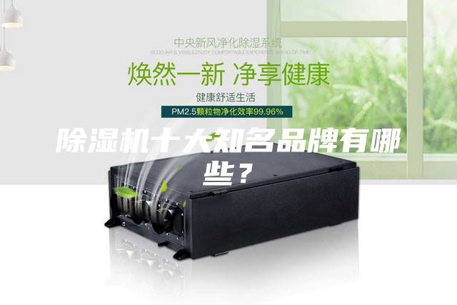 除濕機十大知名品牌有哪些？