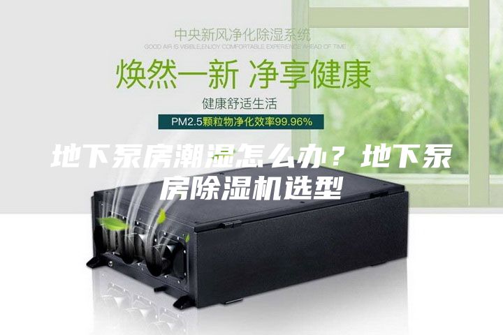 地下泵房潮濕怎么辦？地下泵房除濕機選型