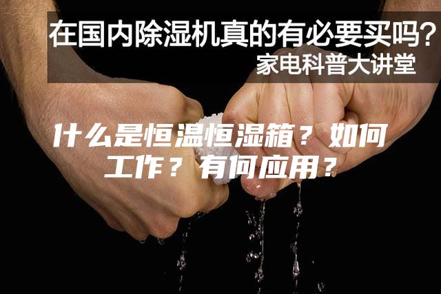 什么是恒溫恒濕箱？如何工作？有何應(yīng)用？