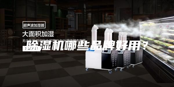 除濕機哪些品牌好用？